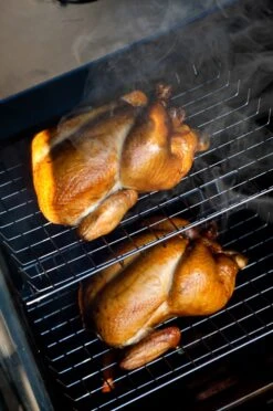 Bradley Digital Smoker 4-Rack / Elektro Räucherofen -Rosle Grills Geschaft 13238 Bradley Smoker Gefluegel