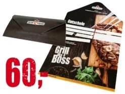 Grillfürst Geschenk Gutschein 60€
