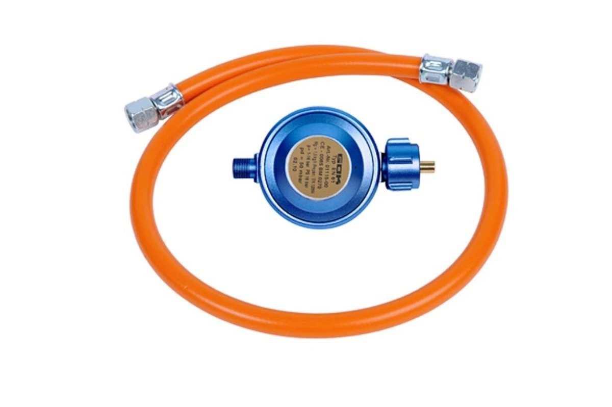 CADAC Universalregler 50 Mbar Mit Gasschlauch 1 CADAC Universalregler 50 Mbar Mit Gasschlauch