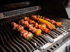 Grillfürst Edelstahl Schaschlikset Für Drehspieße - Mit 6 Spießen, 45 Cm -Rosle Grills Geschaft 20 108 Grillfuerst Grillspiesse 45 cm