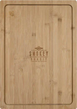 Smokey Bandit Bambus Schneidebrett Zur Montage Auf Dem Pellettank