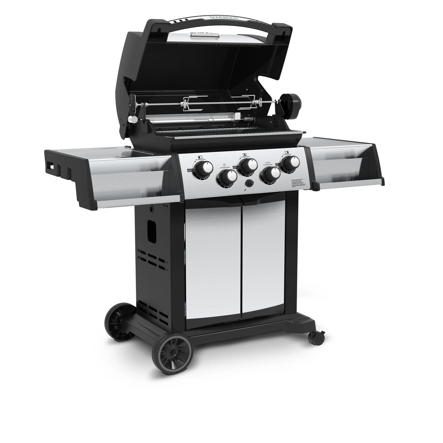 Broil King Sovereign 390 Gasgrill Inkl. Drehspieß + Grillfürst Fettschiene 5 Broil King Sovereign 390 Gasgrill Inkl. Drehspieß + Grillfürst Fettschiene – Bild 5