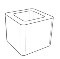 Palazzetti Verlängerungselement Für Schornstein, Außenmaß 30 X 30 X 25 Cm, 762031650