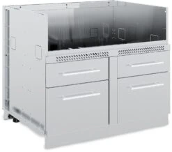 Broil King Outdoor Küche Komplettset Mit Imperial S570 PRO Built In Gasgrill Mit Drehspieß, Gasflaschenschrank Und 3er Schubladenschrank -Rosle Grills Geschaft 806600 Broil King Outdoor Kueche Grillschrank 5 Brenner geschlossen