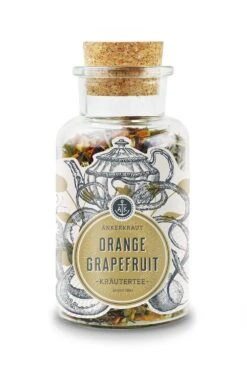 Ankerkraut Tee-Box "Mit Allen Wassern Gewaschen" - Mit Sencha Gojibeere, Nachthimmel, Orange Grapefruit -Rosle Grills Geschaft Ankerkraut Orange Grapefruit 4260347897909