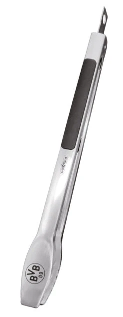 Grillfürst Premium Grillbesteck Set Mit Grillzange, -Wender Und -Gabel - Borussia Dortmund Edition In Geschenkverpackung -Rosle Grills Geschaft BVB Premium Grillzange Edelstahl