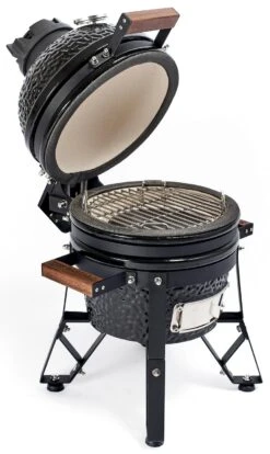 The Bastard Keramikgrill Classic Small - Schwarz Glänzend - Modell 2023 -Rosle Grills Geschaft Bastard Grill Classic Small BC206 seitlich