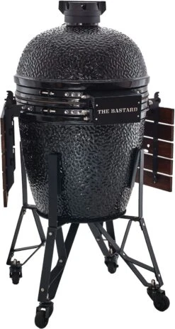 The Bastard Keramikgrill Classic Large - Complete - Schwarz Glänzend - Modell 2023 -Rosle Grills Geschaft Bastard Grill Large Complete Rueckseite BC201