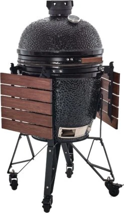 The Bastard Keramikgrill Classic Large - Complete - Schwarz Glänzend - Modell 2023 -Rosle Grills Geschaft Bastard Grill Large Complete Tische abgeklapptBC201