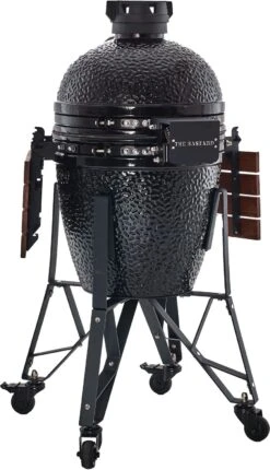 The Bastard Keramikgrill Classic Medium - Complete - Schwarz Glänzend - Modell 2023 -Rosle Grills Geschaft Bastard Grill Medium Complete Rueckseite BC203