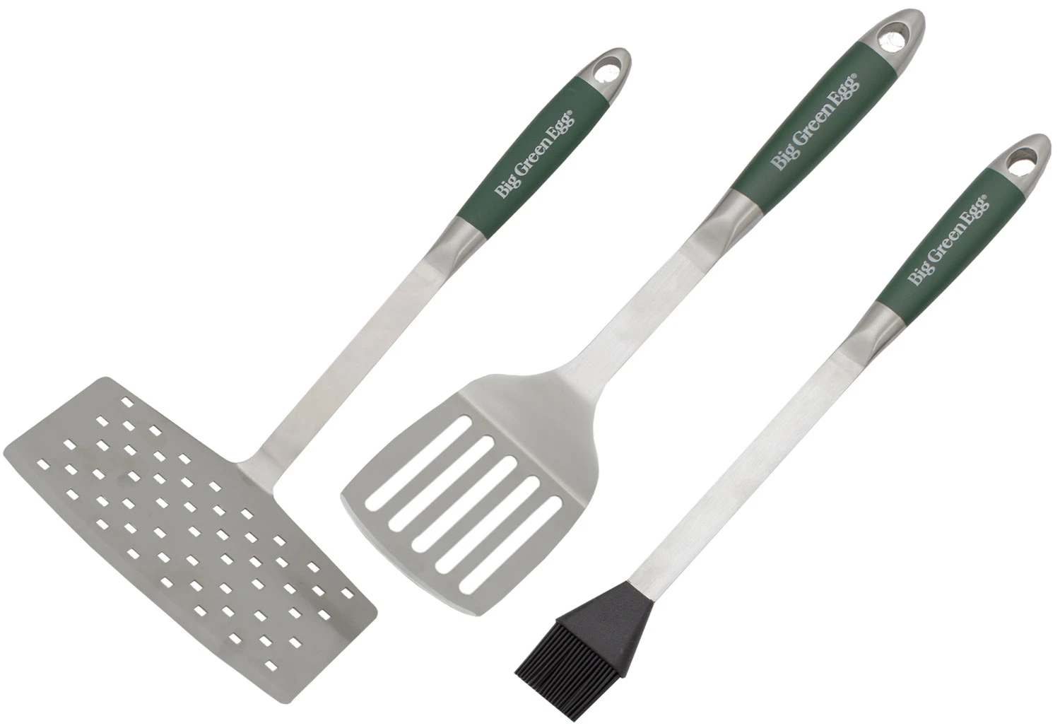 Big Green Egg BBQ Grillbesteck Set Aus Edelstahl 1 Big Green Egg BBQ Grillbesteck Set Aus Edelstahl