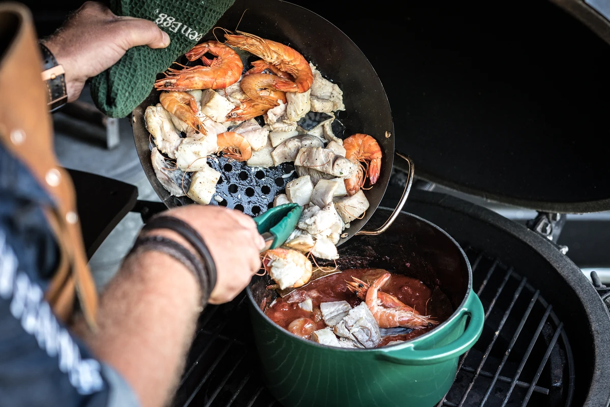 Big Green Egg Emaillierter Dutch Oven 4 L Grün Rund 2XL / XLarge / Large 2 Big Green Egg Emaillierter Dutch Oven 4 L Grün Rund 2XL / XLarge / Large – Bild 2