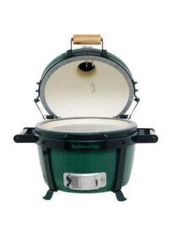 Big Green Egg MiniMax Keramikgrill Starter - Paket -Rosle Grills Geschaft Big Green Egg MiniMax Carrier deckel offen 2