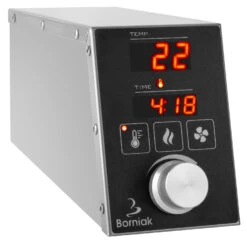 Borniak BBQ Smoker Digital BBDST-150 Edelstahl - Version 1.4 Mit Timer -Rosle Grills Geschaft Borniak Raeucherofen Timer Steuerung