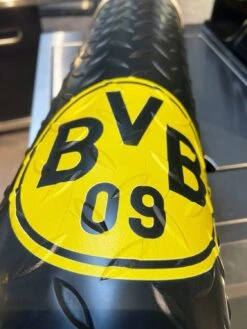Grillfürst Grill Bodenschutzmatte 160 X 80 Cm - Borussia Dortmund Edition -Rosle Grills Geschaft Borussia Dortmund Grill Bodenschutzmatte