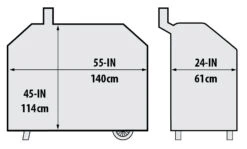 Broil King Abdeckhaube Für Pellet Smoker Regal 500 -Rosle Grills Geschaft Broil King Abdeckhaube Pelletsmoker Regal 500 Abmessungen