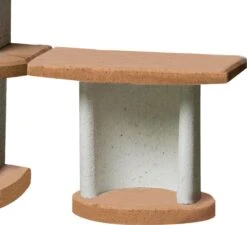 Buschbeck Gartenkamin Carmen Mit Tisch Grau-terra -Rosle Grills Geschaft Buschbeck Grillkamin Carmen Tisch