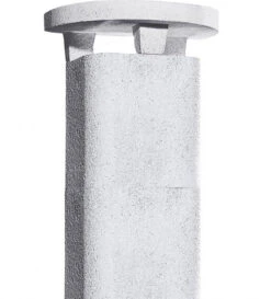 Buschbeck Gartenkamin San Remo Weiß-terra Mit Kupferblende -Rosle Grills Geschaft Buschbeck Grillkamin San Remo terra Abzug