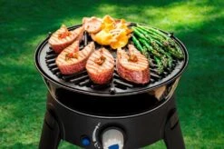 CADAC Camping Gasgrill Safari Chef 30 HP - Kartuschenbetrieb -Rosle Grills Geschaft CADAC Safari Chef Grillrost Fisch Gemuese 4