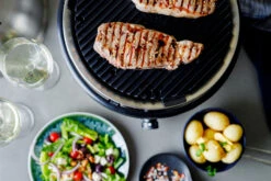 Cobb Grill Premier+ Gas Deluxe Gasgrill 50mbar - Inkl. Tragetasche, Grillplatte, Bratenrost, Pizzastein -Rosle Grills Geschaft Cobb Premier Plus Deluxe Gasgrill Lifestyle 7