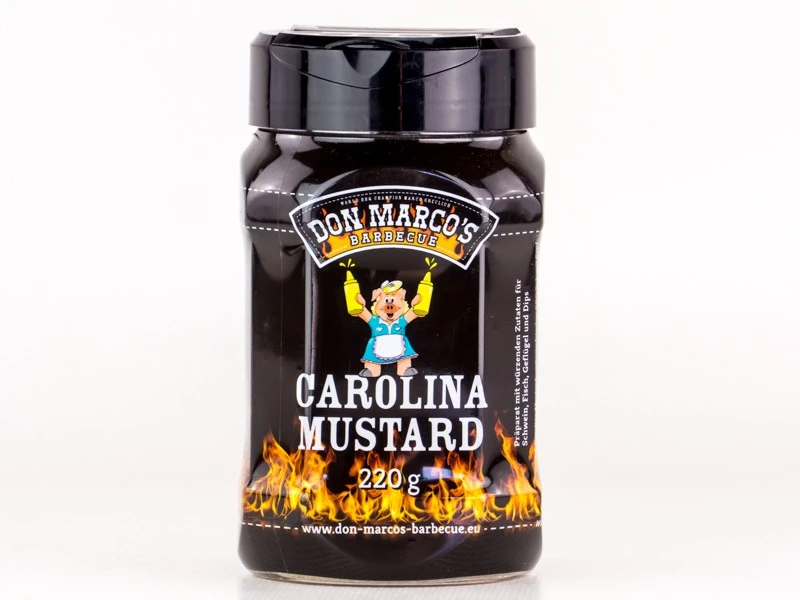 Don Marcos Carolina Mustard BBQ Rub 220g Dose 1 Don Marcos Carolina Mustard BBQ Rub 220g Dose