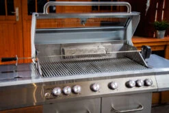 Grillfürst Universal Drehspieß / Rotisserie Set Aus Verchromtem Stahl Mit Motor Für 6-Brenner Geräte -Rosle Grills Geschaft Drehspiess Verlaengerung G620 G621