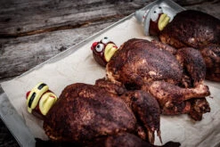 Grillfürst Chicken Head Seppel -Rosle Grills Geschaft Drunk Chicken Heads 1