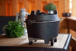 Grillfürst Dutch Oven Ständer / Pfannen Gestell -Rosle Grills Geschaft Dutch Oven Gestell