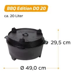 Grillfürst Dutch Oven BBQ Edition DO20 -Rosle Grills Geschaft Dutchoven 04 19 047