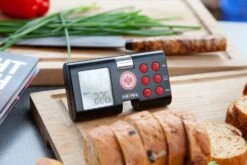 Grillfürst Funk-Thermometer / Grillthermometer / Grillgut Thermometer - Eintracht Frankfurt Edition -Rosle Grills Geschaft Eintrach Funkthermometer