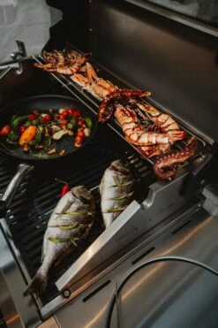 Enders Gasgrill Kansas II Pro 4 SIK Profi Turbo -Rosle Grills Geschaft Enders Gasgrill Kansas II Pro 4 SIK Profi Turbo Warmhalterost