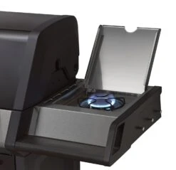 Enders Gasgrill Monroe Black Pro 4 IK Turbo -Rosle Grills Geschaft Enders Gasgrill Monroe Black Pro 4 IK Turbo Seitenkocher