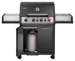Enders Gasgrill Monroe Black Pro 4 IK Turbo -Rosle Grills Geschaft Enders Gasgrill Monroe Black Pro 4 IK Turbo Unterschrank