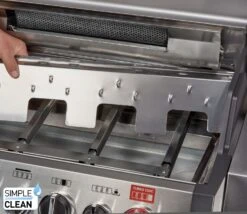 Enders Gasgrill Monroe Pro 4 SIK Turbo -Rosle Grills Geschaft Enders Gasgrill Monroe Pro 4 SIK Turbo leichte Reinigung