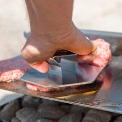 Fennek Smasher / Grillgewicht Edelstahl -Rosle Grills Geschaft Fennek Burger Smasher Smashtburger
