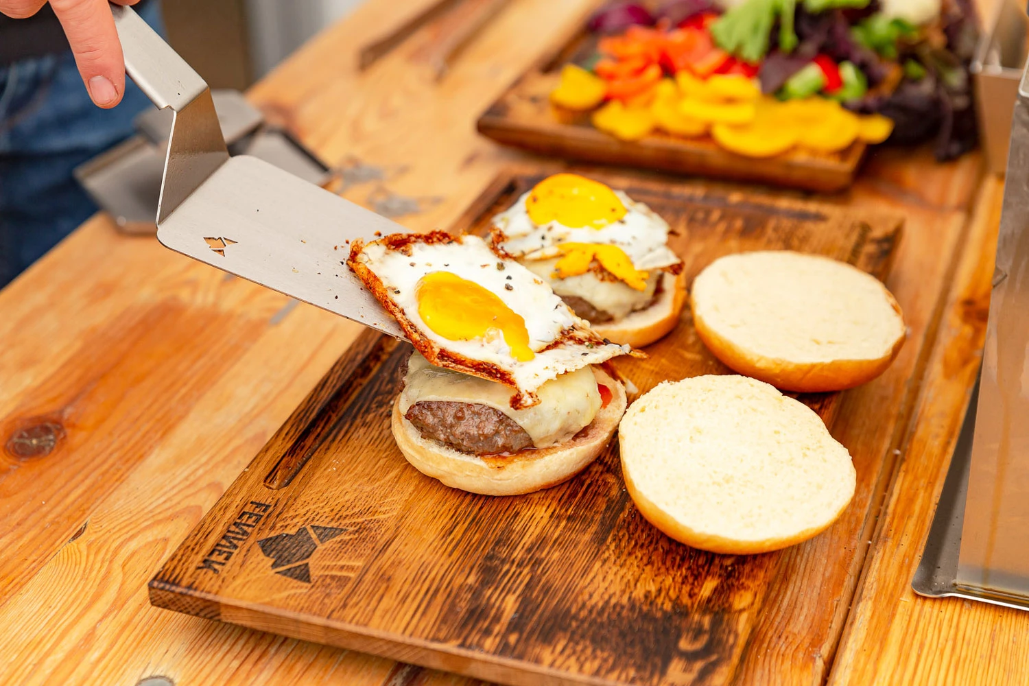 Fennek Burger Wender / Spatel Edelstahl 3 Fennek Burger Wender / Spatel Edelstahl – Bild 3