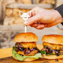 Fennek Burgerspieße 6er Set -Rosle Grills Geschaft Fennek Burgerspiesse Set Logo Burger