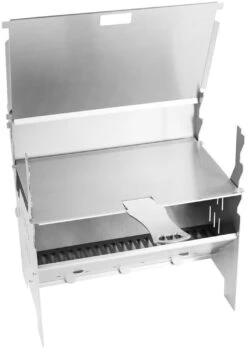 Fennek Edelstahl Plancha / Grillplatte -Rosle Grills Geschaft Fennek Edelstahl Plancha Grillplatte Fennek Grill