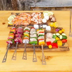 Fennek Grillspieße Kurz 6er Set -Rosle Grills Geschaft Fennek Grillspiesse kurz Lifestyle