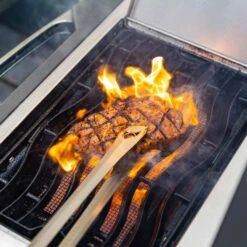 Fennek Grillzange Groß Edelstahl -Rosle Grills Geschaft Fennek Grillzange gross Branding Steak