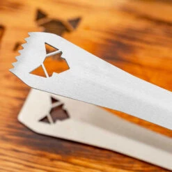 Fennek Grillzange Groß Edelstahl -Rosle Grills Geschaft Fennek Grillzange gross Detail Logo