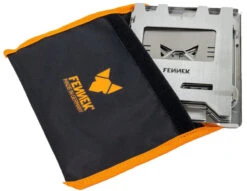 Fennek Hobo Kocher Premium Zum Klappen / Edelstahl Mit Tasche Und Aschewanne -Rosle Grills Geschaft Fennek Hobo Kocher Premium Edelstahl zusammengefaltet