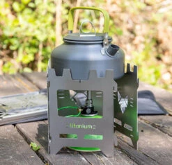 Fennek Hobo Kocher Premium Zum Klappen / Titan Mit Tasche Und Aschewanne -Rosle Grills Geschaft Fennek Hobo Kocher Premium Titan Lifestyle