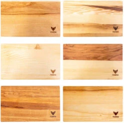 Fennek Schneidbrett Esche - Klein 30 X 18 X 1,5 Cm -Rosle Grills Geschaft Fennek Schneidbrett Esche klein Farbunterschiede