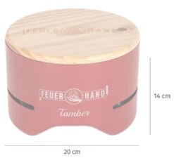 Feuerhand Tischgrill Tamber Rot -Rosle Grills Geschaft Feuerhand Tischgrill Tamber Rot Abmessungen