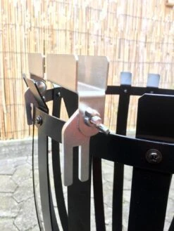 Grillfürst Flammlachsbrett Buche 14 X 50 Cm Klemm-Variante -Rosle Grills Geschaft Flammlachsbrett Halterung 3