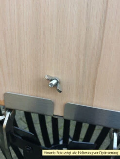 Grillfürst Flammlachsbrett Buche 19 X 50 Cm Schraub-Variante - Mit Optimierter Halterung 11 Grillfürst Flammlachsbrett Buche 19 X 50 Cm Schraub-Variante - Mit Optimierter Halterung -Rosle Grills Geschaft Flammlachsbrett Schrauben Halterung hinten