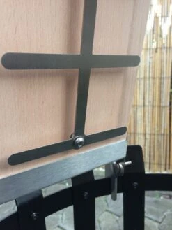 Flammlachsbrett Buche 140mm Schraub-Variante Mit 11mm Nut -Rosle Grills Geschaft Flammlachsbrett Schrauben Vorne