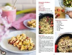 Dutch Oven Vegan - 77 Lieblingsrezepte Für Den Gusseisen Topf -Rosle Grills Geschaft Flammo Dutch Oven Vegan Rezept Rhabarber Erdbeer Crumble