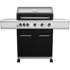 Grillfürst G510E Grill Control Edition 5-Brenner Gasgrill Mit Grill Control, Hochtemperaturbrenner Und Edelstahl Rosten
